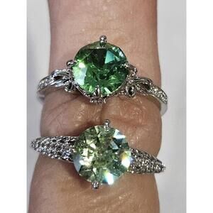 Fragrant Jewels Mystical Knots Ring Set Of 2 Size 9 NWT